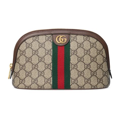 gucci cosmetic case with d ring detail|Gucci cosmetic case large.